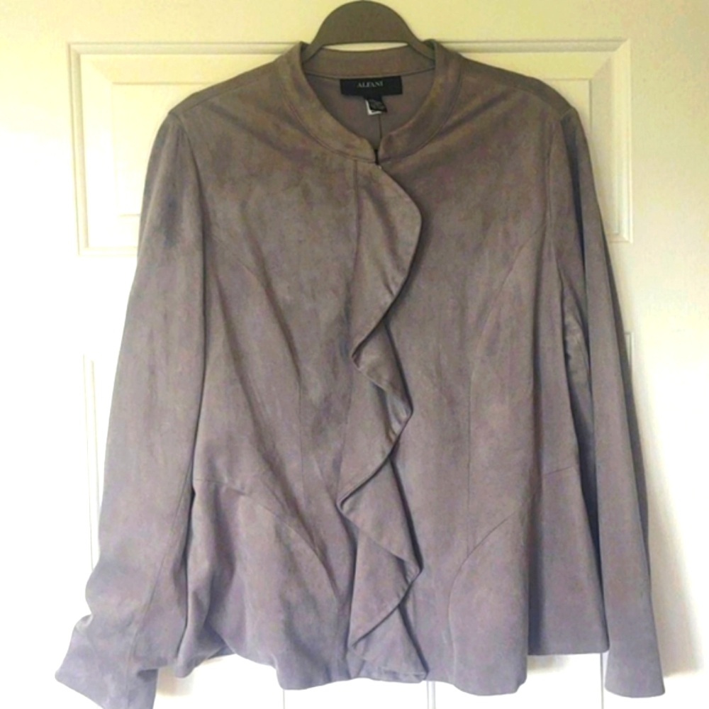 Alfani Faux Suede Jacket